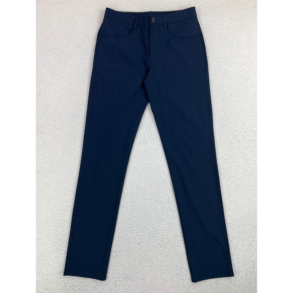 Vuori Meta Pants Mens 28x32 Blue Slim Fit Stretch Chino Casual Travel V430
